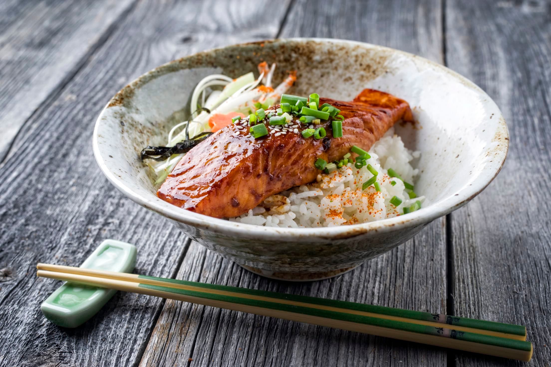 Miso Maple Salmon Bowl