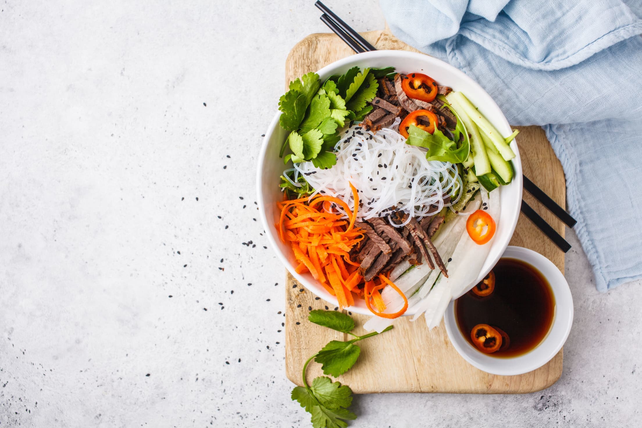Lemongrass Noodle Bowls (V)