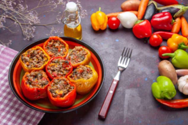 Spanish Stuffed Bell Peppers
