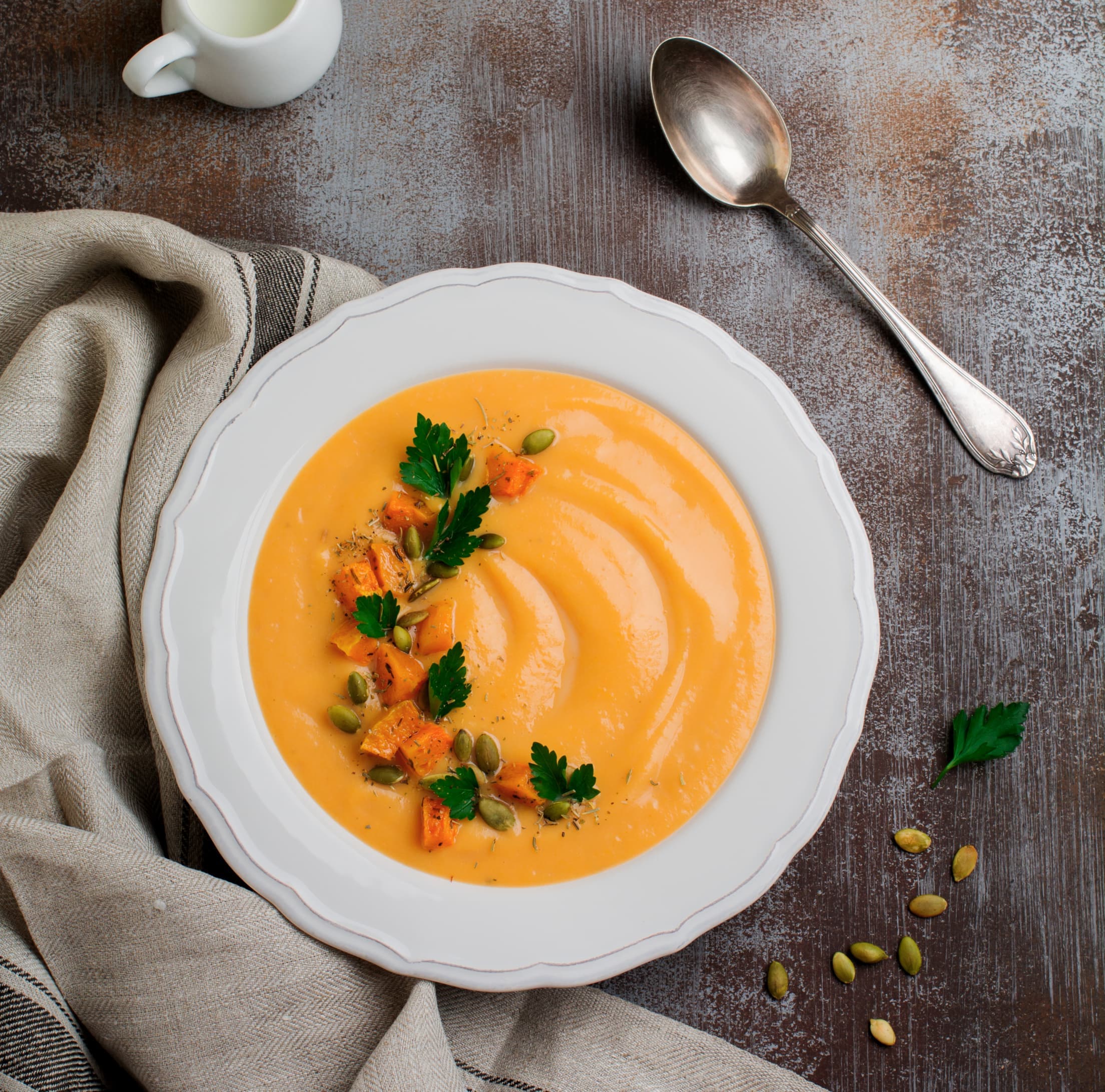 Butternut Squash & Leek Soup