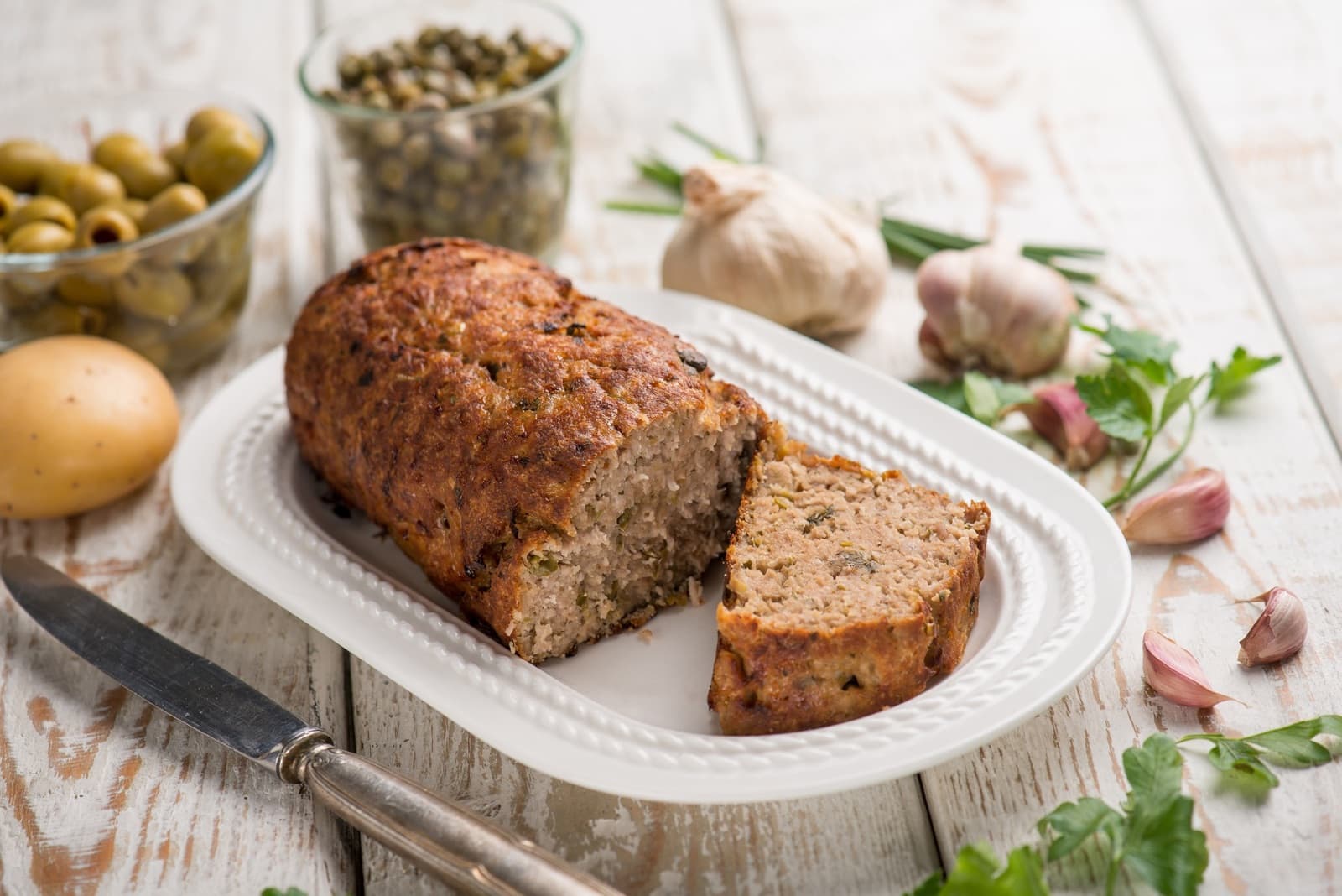 Turkey Meatloaf with Summer Vegetables